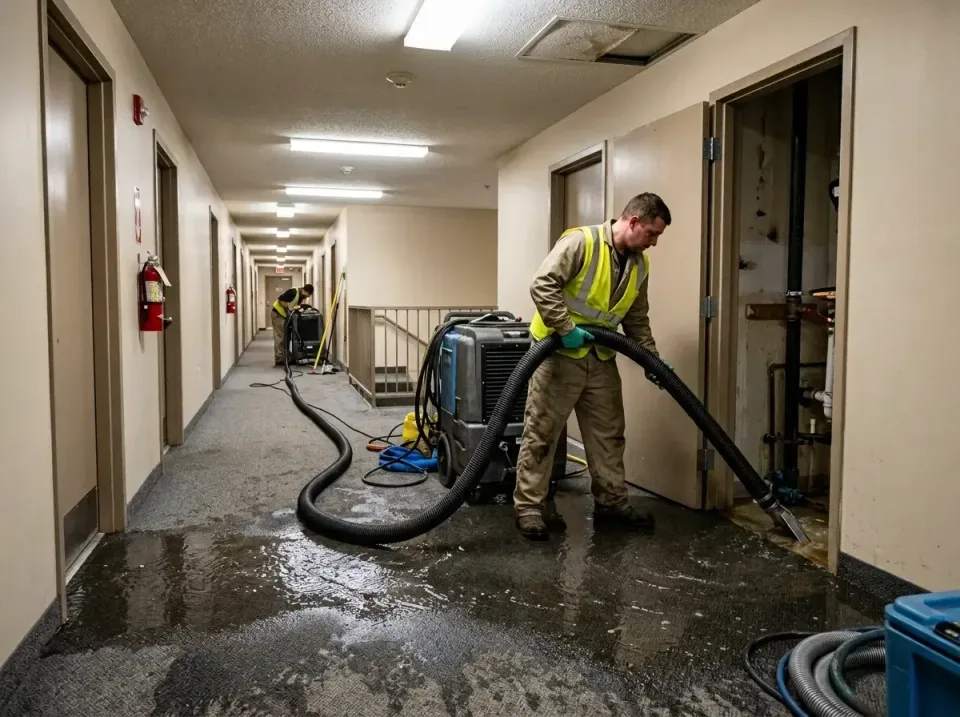 multi-unit-apartment-hallway-f-005 — frequently asked questions, Emergency Burst Pipe Water Extraction & Removal in Midland…
